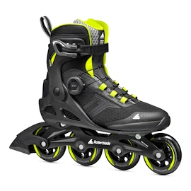 Patins à roulettes pour homme Rollerblade Macroblade 84 BOA Black/Lime