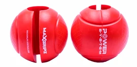 Poignées sur l'axe Power System Bar Globe Gripz Red