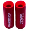 Poignées sur l'axe Power System  Max Gripz XL rouge