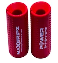 Poignées sur l'axe Power System  Max Gripz XL rouge
