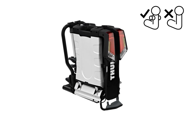 Porte velo sur attelage remorque Thule EasyFold XT 2B FIX4BIKE 965 Sportega