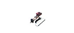 Porte-vélo sur attelage remorque TMK  FLY 01 - orange