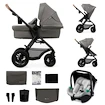 Poussette Kinderkraft Moov 2 Air 3In1 Light Grey