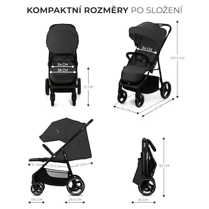 Poussette Kinderkraft Trig 3  Granite Grey