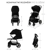 Poussette Kinderkraft Trig 3  Onyx Black