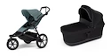 Poussette sportive Thule Urban Glide 3 Mid blue + Bassinet Black