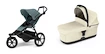 Poussette sportive Thule Urban Glide 3 Mid blue + Bassinet Soft beige