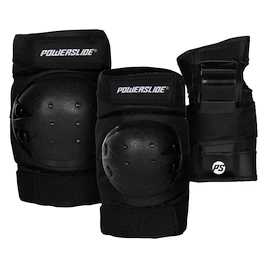 Protections pour hockey inline pour enfant Powerslide Basic Set Black