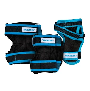 Protections pour hockey inline pour enfant  Powerslide  Kids Pro Boys II Set Black/Blue
