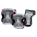 Protections pour hockey inline pour enfant  Powerslide  Kids Pro Girls II Set Grey/Pink