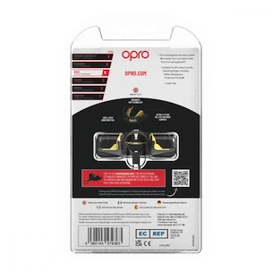 Protège dents Opro  GOLD BRACES Black/Gold Senior