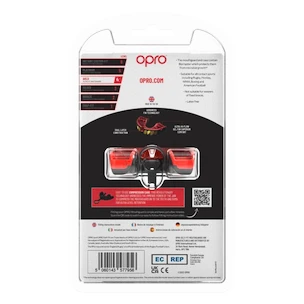 Protège dents Opro  GOLD JAWZ Black/Red/Gold Senior