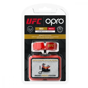 Protège dents Opro  GOLD UFC Red/Silver Senior