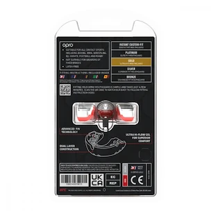 Protège dents Opro  GOLD UFC Red/Silver Senior