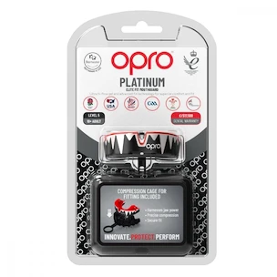 Protège dents Opro  PLATINUM Black/Red/White Senior