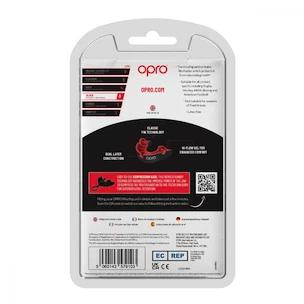 Protège dents Opro  SILVER Black/Red Senior