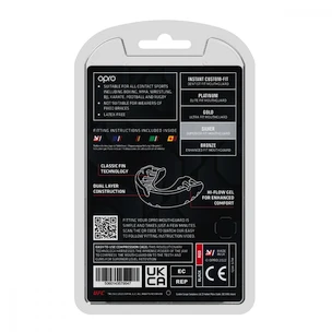 Protège dents Opro  SILVER UFC Black/Red Senior