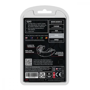 Protège dents Opro  SILVER UFC Red/Black Senior