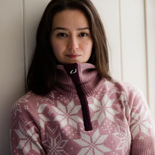 Pull pour femme Ulvang  Rav Kiby Woodrose/Vanilla