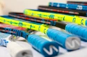 Raquette de squash Salming  Cannone Powerlite Racket Blue/Yellow