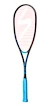 Raquette de squash Salming  Fusione Feather Racket Black/Cyan