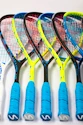 Raquette de squash Salming  Grit Powerlite Racket Blue/Yellow