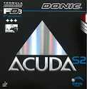 Revêtement Donic  - Acuda S2  noir, 2,0 mm