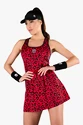 Robe pour femme Hydrogen  Panther Tech Dress Black/Red