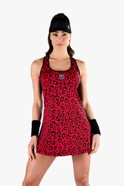 Robe pour femme Hydrogen Panther Tech Dress Black/Red