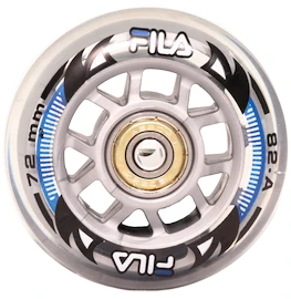 Roues avec roulements Fila 72 mm 82A 8-Pack, ABEC 5