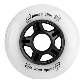 Roues en ligne Fila 90 mm 83A 6-Pack White