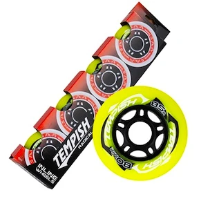 Roues en ligne Tempish  RADICAL Color 80 mm 85A 4-Pack  vert
