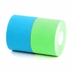 Ruban adhésif BronVit Sport kinesiology tape 2 x 6m – classic –  bleu + vert