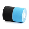 Ruban adhésif BronVit Sport kinesiology tape 2 x 6m – classic – noir + bleu