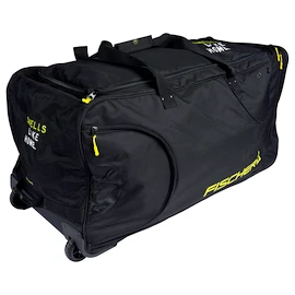 Sac à roulettes de hockey Fischer DeLuxe Black/Yellow Junior