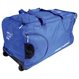 Sac à roulettes de hockey Fischer DeLuxe Blue/White Junior