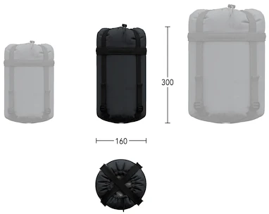 Sac de couchage Hannah  Scout 120 Dark Shadow/Anthracite 180 cm