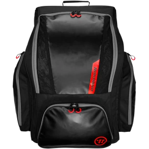 Sac de hockey Warrior  Pro Carry Backpack Black/Red Senior