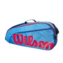 Sac de raquettes pour enfant Wilson  Junior 3 Pack Blue/Orange