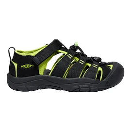 Sandales pour enfant Keen NEWPORT H2 Black/Lime green