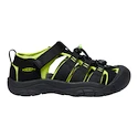 Sandales pour enfant Keen NEWPORT H2 Black/Lime green  US 7