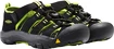 Sandales pour enfant Keen  Newport H2 JR Black/Lime Green