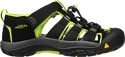 Sandales pour enfant Keen  Newport H2 JR Black/Lime Green