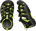 Sandales pour enfant Keen  Newport H2 K Black/Lime Green