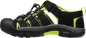 Sandales pour enfant Keen  Newport H2 K Black/Lime Green