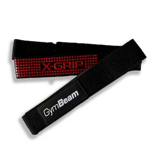 Sangles pour tirage de force GymBeam  X-Grip Black
