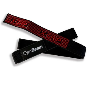 Sangles pour tirage de force GymBeam  X-Grip Black