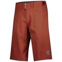 Short de cyclisme pour homme Scott  Trail Flow w/Pad Rust Red