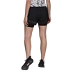 Short pour femme adidas  Adizero Two-In-One Black