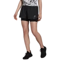 Short pour femme adidas  Adizero Two-In-One Black